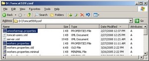 properties files in folder