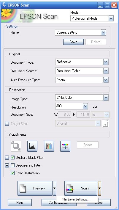 Epson File Manager
