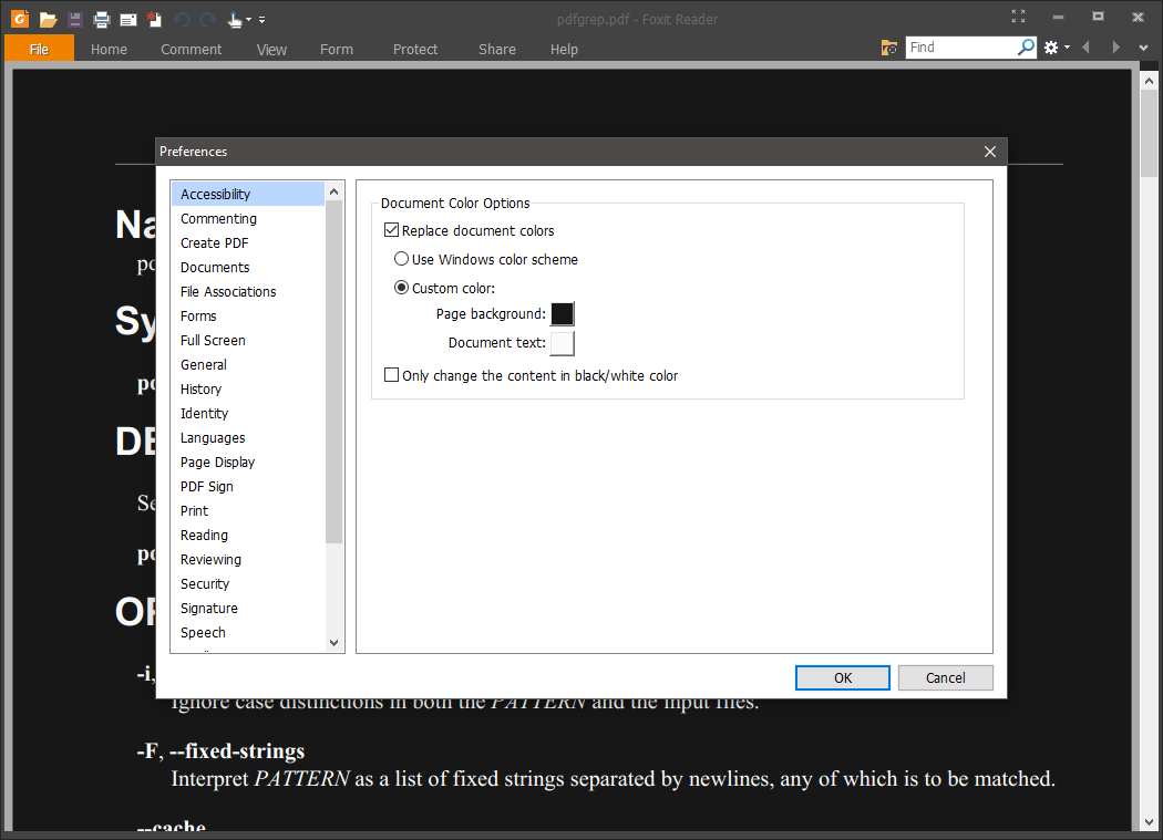 foxit-reader-invert-all-colors-of-text-it-megocollector