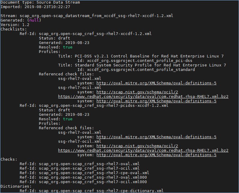 OpenSCAP command-line tool – it.megocollector.com