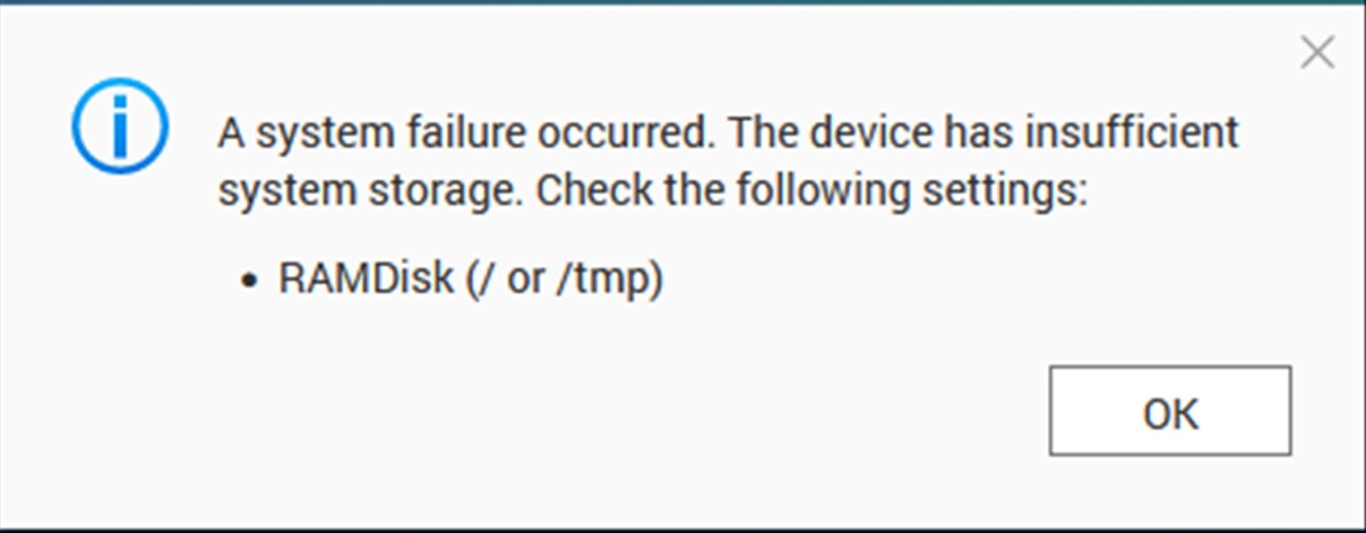 QNAP NAS RAMDisk Full [Resolved] – It.megocollector.com